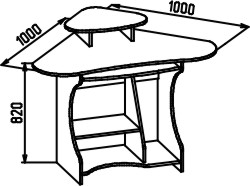 Мебель для офиса компьютерный стол Киев.