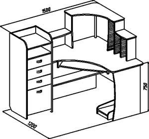 Мебель для дома письменный стол.