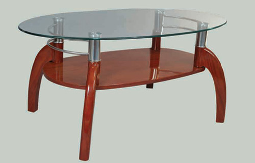 стеклянный стол для кофе и журналов