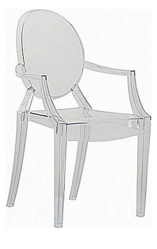 стул прозрачный дорис для бара